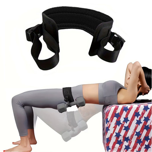 Hip Thrust Belt for Effective Glute Bridge, Squat, Lunge, and Dip Exercises,Enhances Booty Workout with Dumbbells,Kettlebells