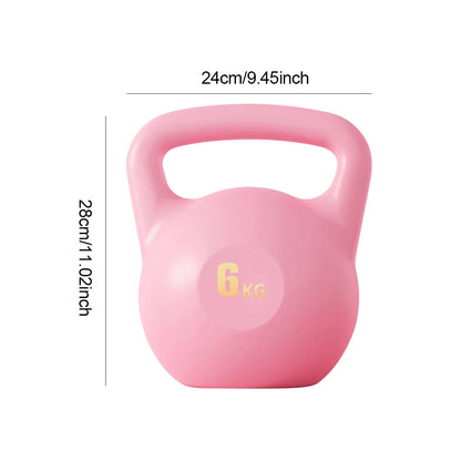 Water-Filled Kettlebell Soft Kettlebell Shock-Proof Kettlebell Weights anti Slip Grip Hand Weights for Home Gym Equipment