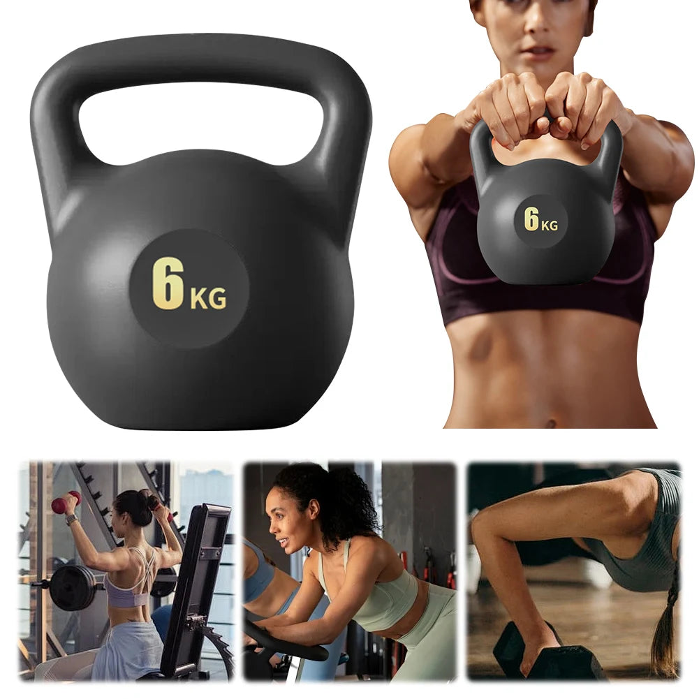 Water-Filled Kettlebell Soft Kettlebell Shock-Proof Kettlebell Weights anti Slip Grip Hand Weights for Home Gym Equipment